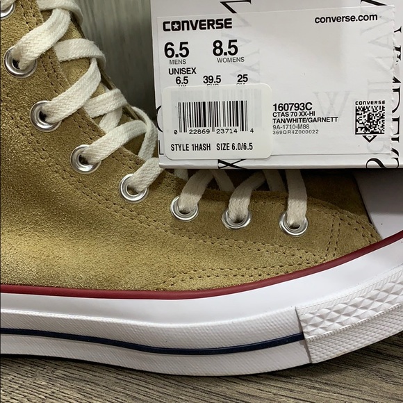 Converse CTAS 70 XX-Hi tan/white/garnet - Picture 8 of 8